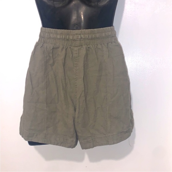 Linen Blend Drawstring Shorts XL - Picture 2 of 2